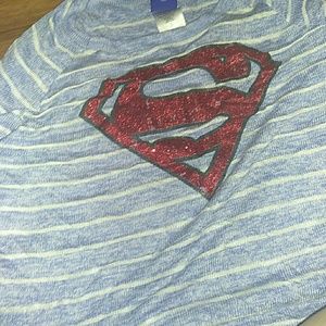 Sparkly superman sweater